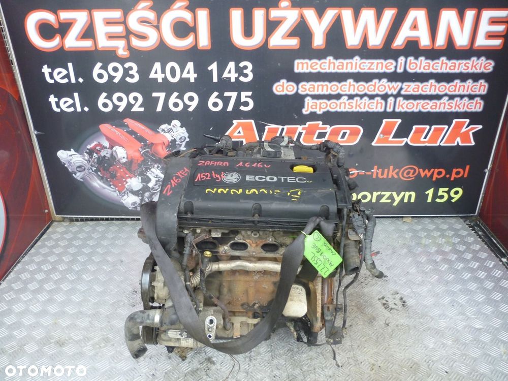 SILNIK OPEL ZAFIRA 1.6 16V Z16XE1 152 TYS - 1