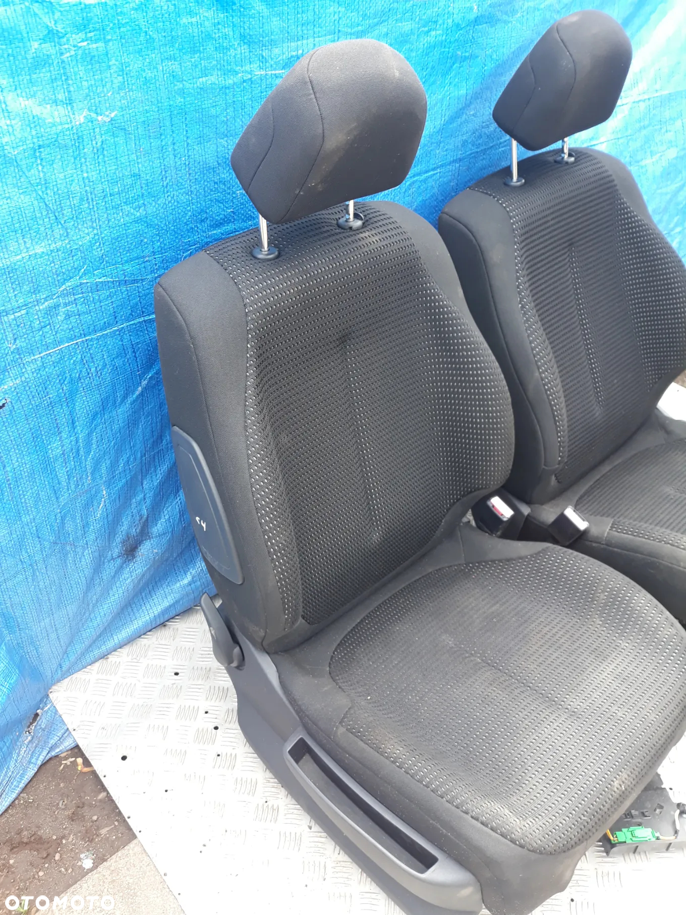 FOTEL PRZÓD KIEROWCY I PASAŻERA CITROEN C4 I LIFT  5D HB 2009r (KOMPLET) - 8