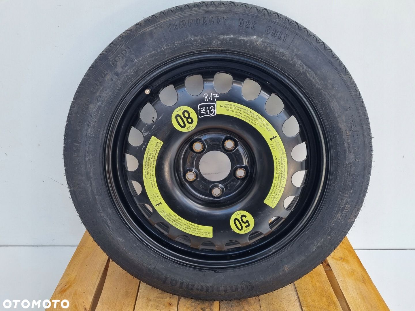Mercedes W211 C219 KOŁO DOJAZDOWE dojazdówka 155/70 R17 5x112 2194000002 - 1