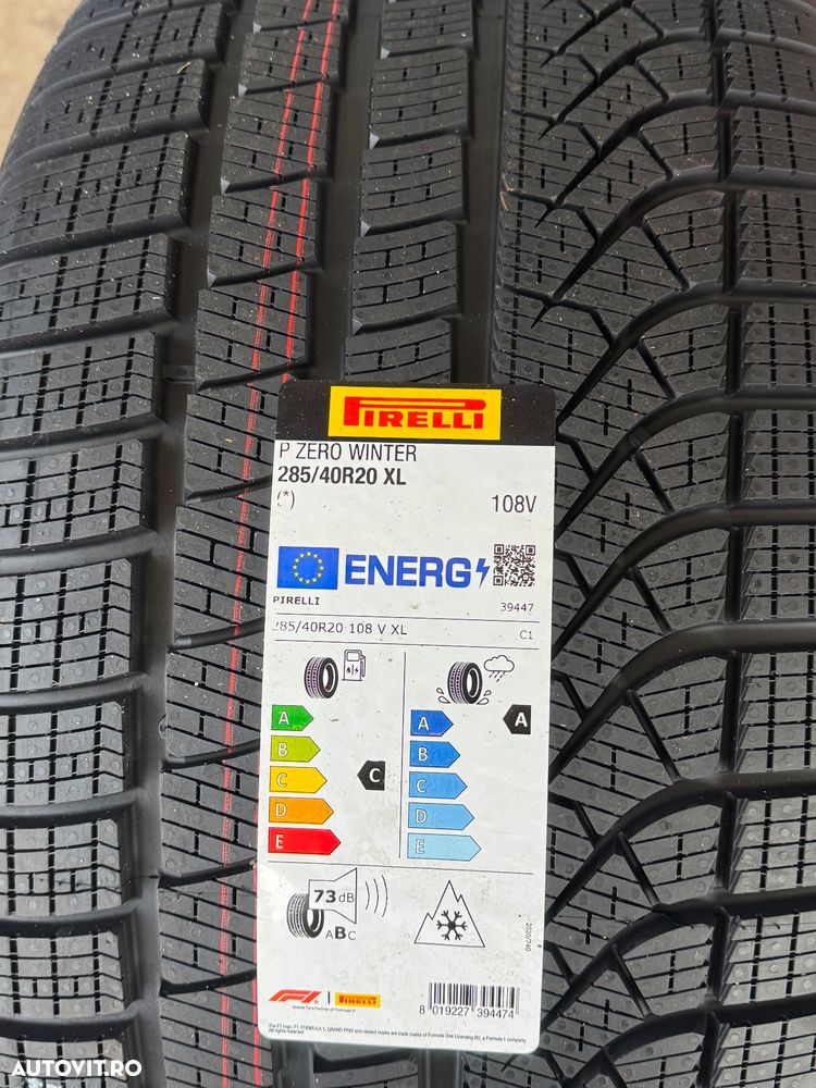 Vând set anvelope 255/45/20-285/40/20 Pirelli de iarnă noi omologate BMW - 3