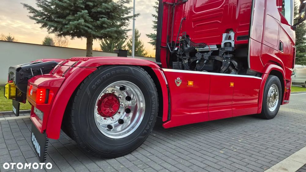 Scania SCANIA///S530///V8///2022/// FULL LED///ALUFELGI/// KLIMATYZACJA POSTOJOWA/// ZABUDOWY MIĘDZYOSIOWE/// SKÓRZANE FOTELE///WAGA/// STAN JAK NOWY///RETARDER/// - 19