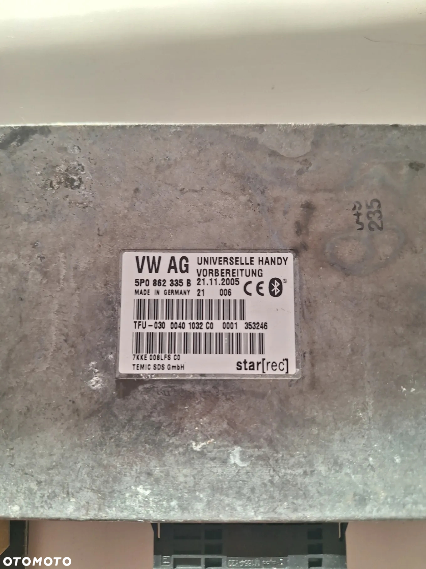 moduł BLUETOOTH seat leon II TOLEDO III ALTEA 5P0862335B - 6