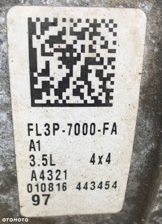 U6 FORD F150 15- 3.5 4X4 AWD 4WD SKRZYNIA BIEGÓW AUTOMATYCZNA FL3P-7000-CC - 4