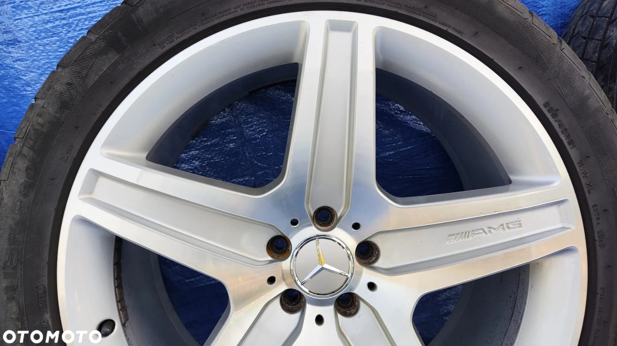 KOŁA FELGI ORYGINALNE AMG 21 CALI A1644017002 10Jx21 ET37 OPONY 295/40ZR21 MERCEDES GLE ML W164 W166 GLS GL X164 X166 S-KLASA W222 CL W216 - 8