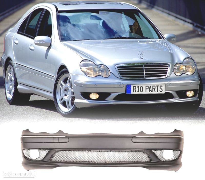 PÁRA-CHOQUES FRONTAL MERCEDES CLASE C W203 00-03 LOOK AMG - 1