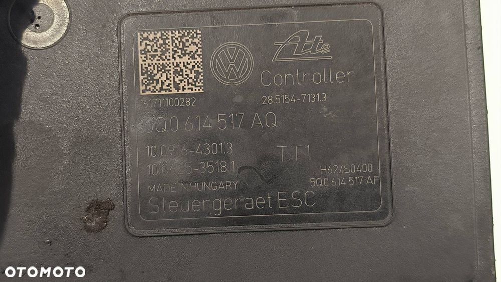 POMPA ABS HAMULCOWA SKODA OCTAVIA III 5Q0614517AQ - 6