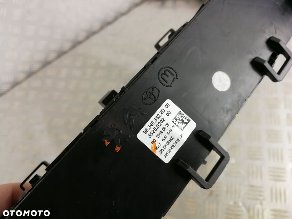 98340382ZD panel nawiewu wentylacji PEUGEOT EXPERT CITROEN JUMPY PROACE - 7