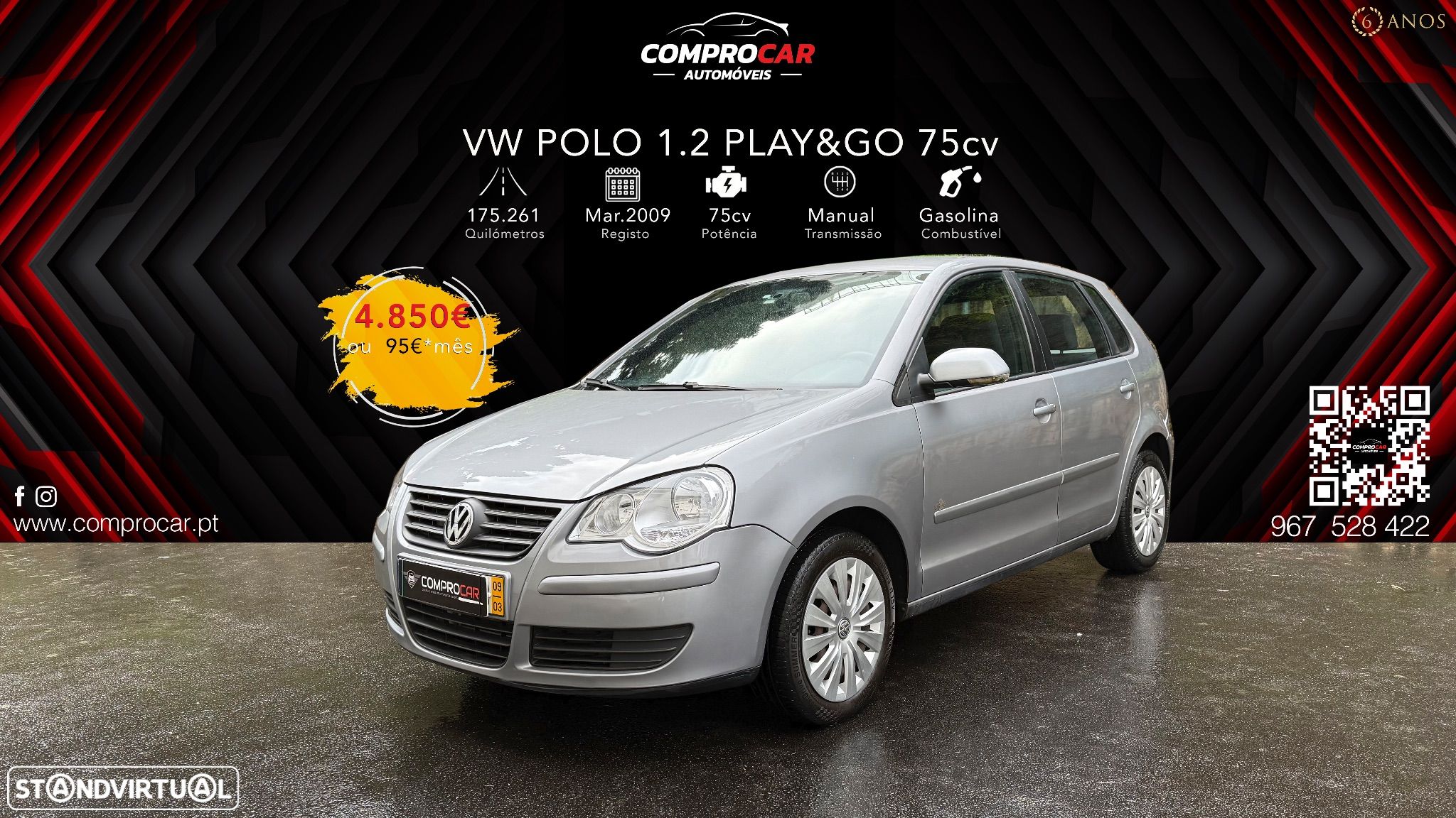 VW Polo 1.2 Play and Go - 1