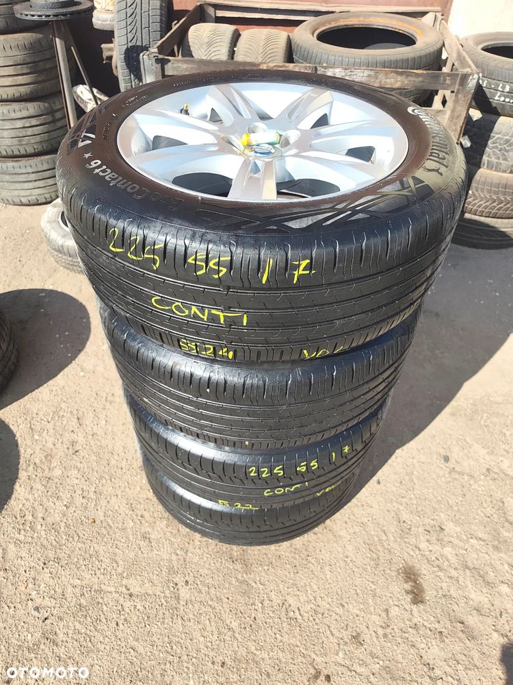 225/55R17 97W 101Y Opony Letnie Lato CONTINENTAL EcoContact 6 PremiumContact 6 5,5mm 24-22r. Legnica ALU-RAD 225/55 - 8