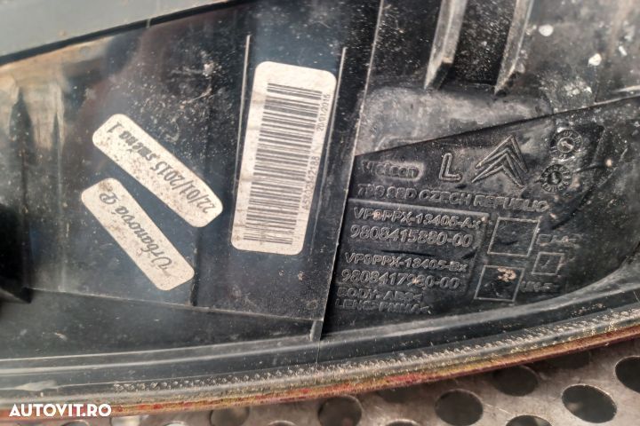 Lampa / Tripla stop stanga pe aripa 9808415880 Citroen DS3 1 [2010 - - 1