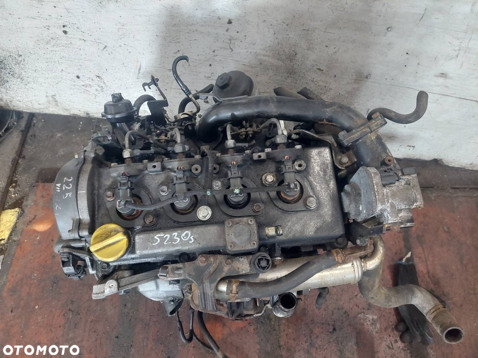 SILNIK DIESEL + POMPA WTRYSKI TURBO OPEL ASTRA H 1.7 CDTI Z17DTH - 7