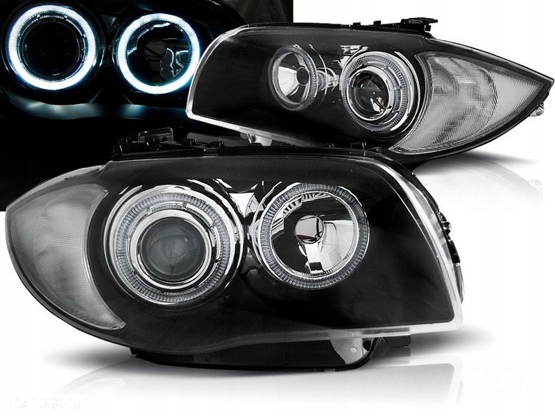 Reflektor Lampa kpl Ringi Angel Eyes Led Diody Tuning Bmw 1 e81 e82 e87 e88 - 1