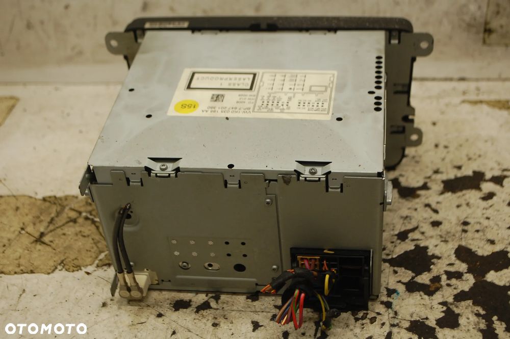 RADIO FABRYCZNE CD 1K0035186AA BLAUPUNKT VW GOLF V KOMBI JETTA PASSAT B6 - 7