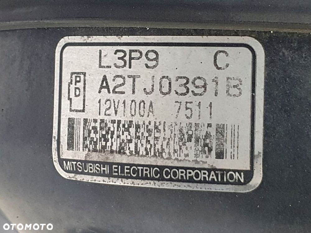 ALTERNATOR Mazda 6 2.0 16V A2TJ0391B 100A - 2