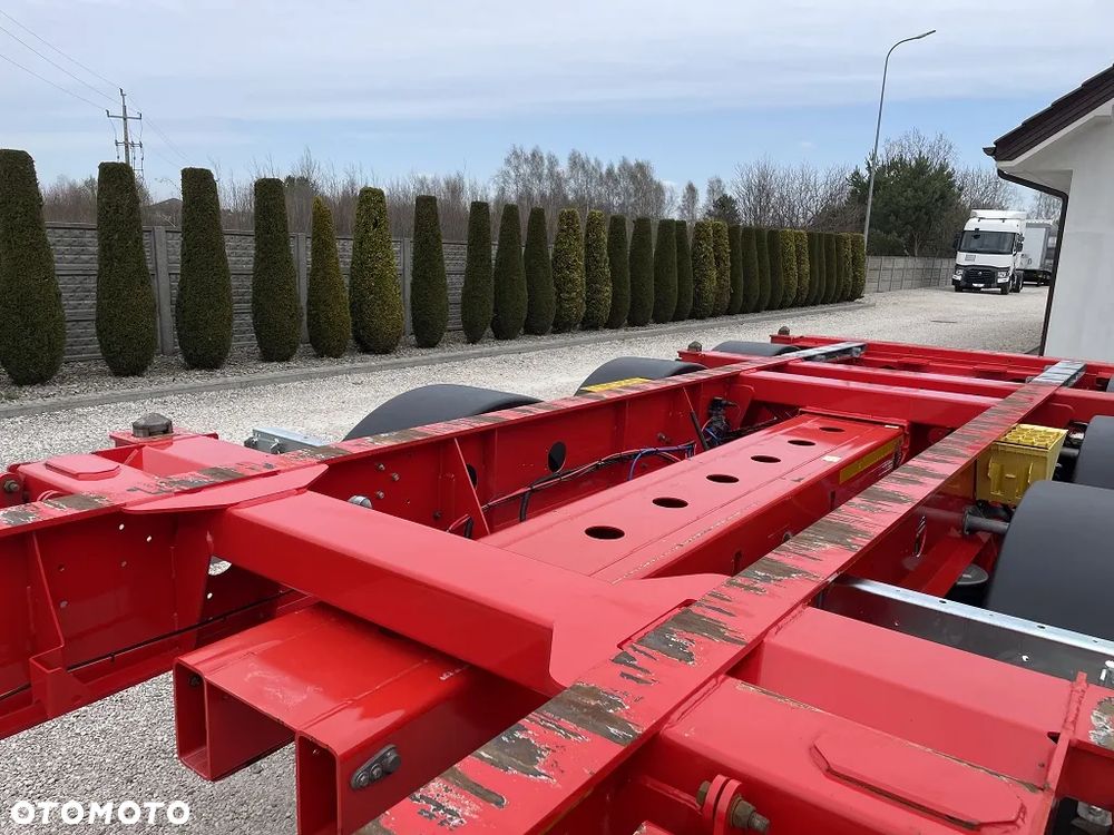 Kassbohrer K.SHG.AVH / 45-12 /27 EU / PODKONTENEROWA / STANDARD / 2023 / ROZSUWANE PODWOZIE PRZÓD I TYŁ / DO WSZYSTKICH T.KONTENERÓW / MAŁO UŻYWANA / SALON POLSKA / STAN JAK NOWY / - 15