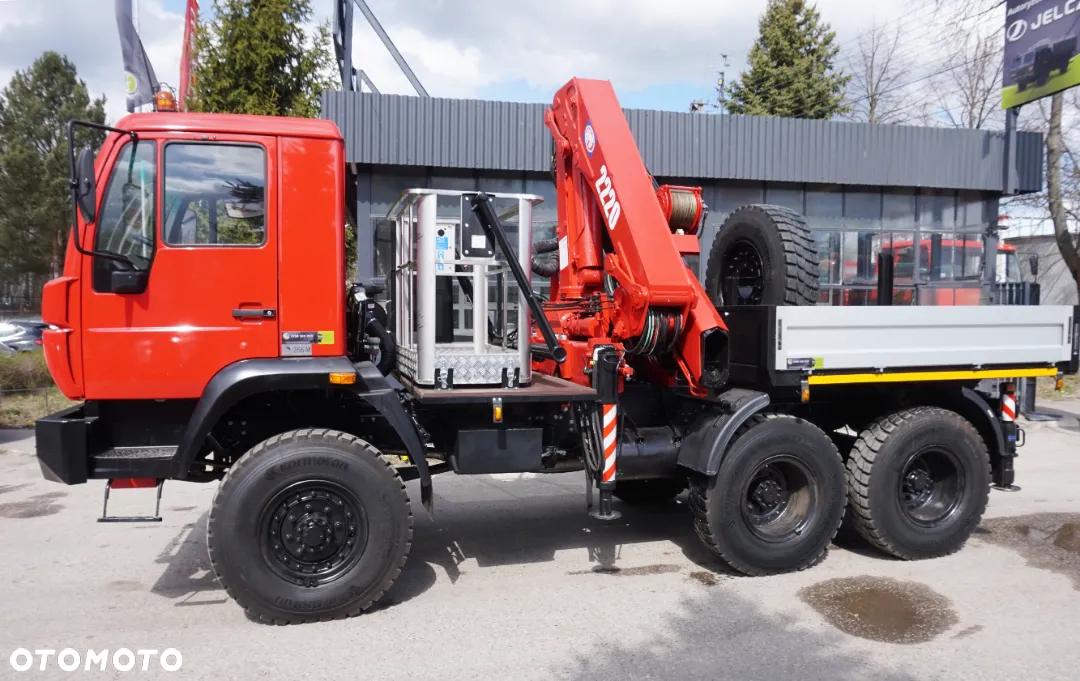 Star MAN 266 6x6 HDS DŹWIG ŻURAW HMF 2220 K5 ENERGETYKA 8 TON bez Gwarancdji KOSZ - 5