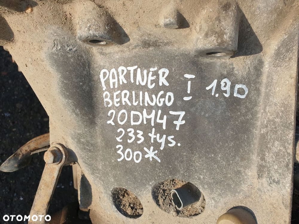 SKRZYNIA BIEGÓW MANUALNA CITROEN BERLINGO PEUGEOT PARTNER I 1.9 DIESEL - 6