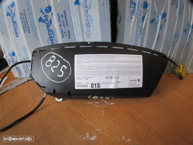 Airbag Banco 6Q0880241B SKODA FABIA 2 SW 2011 1.6TDI 90CV 5P CINZA FE - 1
