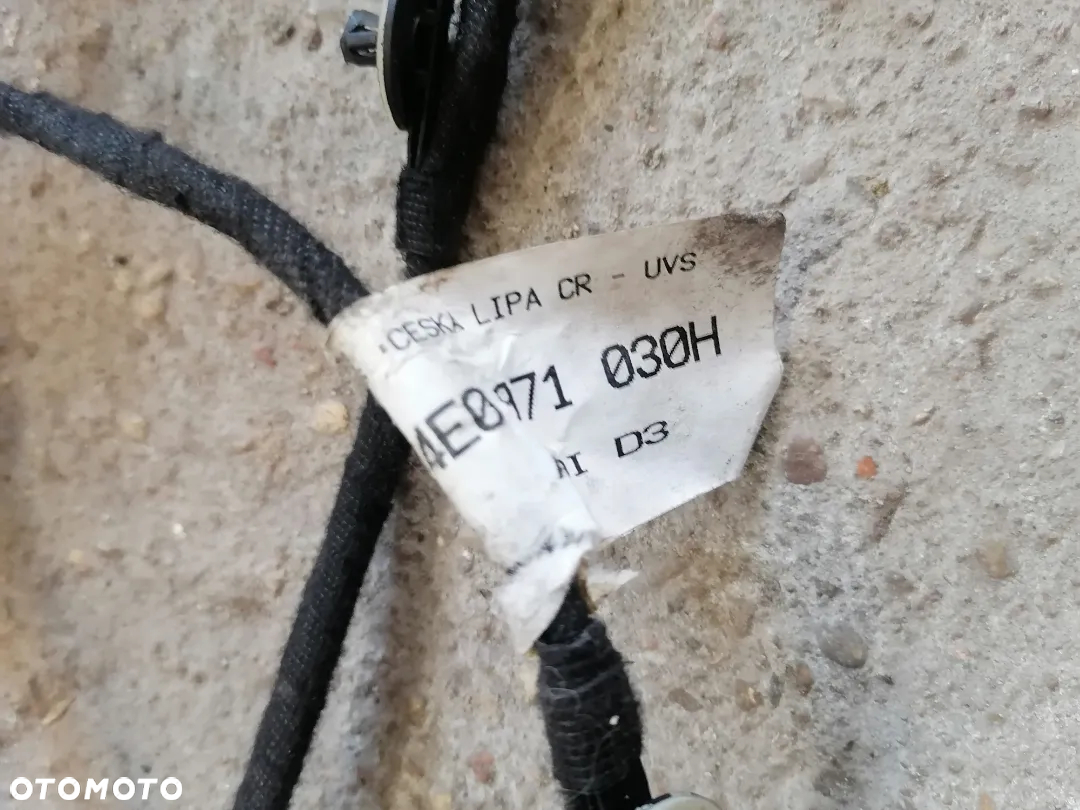 Instalacja Wiązka Drzwi Lewa/Prawa Przód/Tył Audi A8 D3 - 5