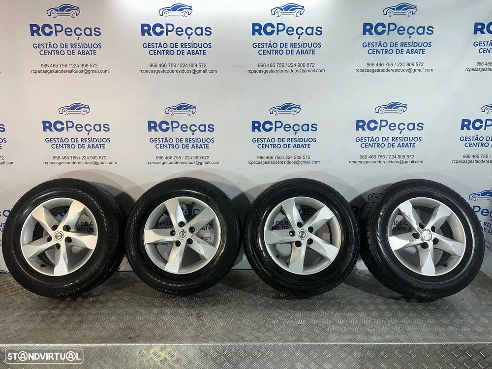 .Conjunto Jantes 16 Originais Nissan Juke F15 6,5J ET40 5x114,5 40300-BR060 - 1
