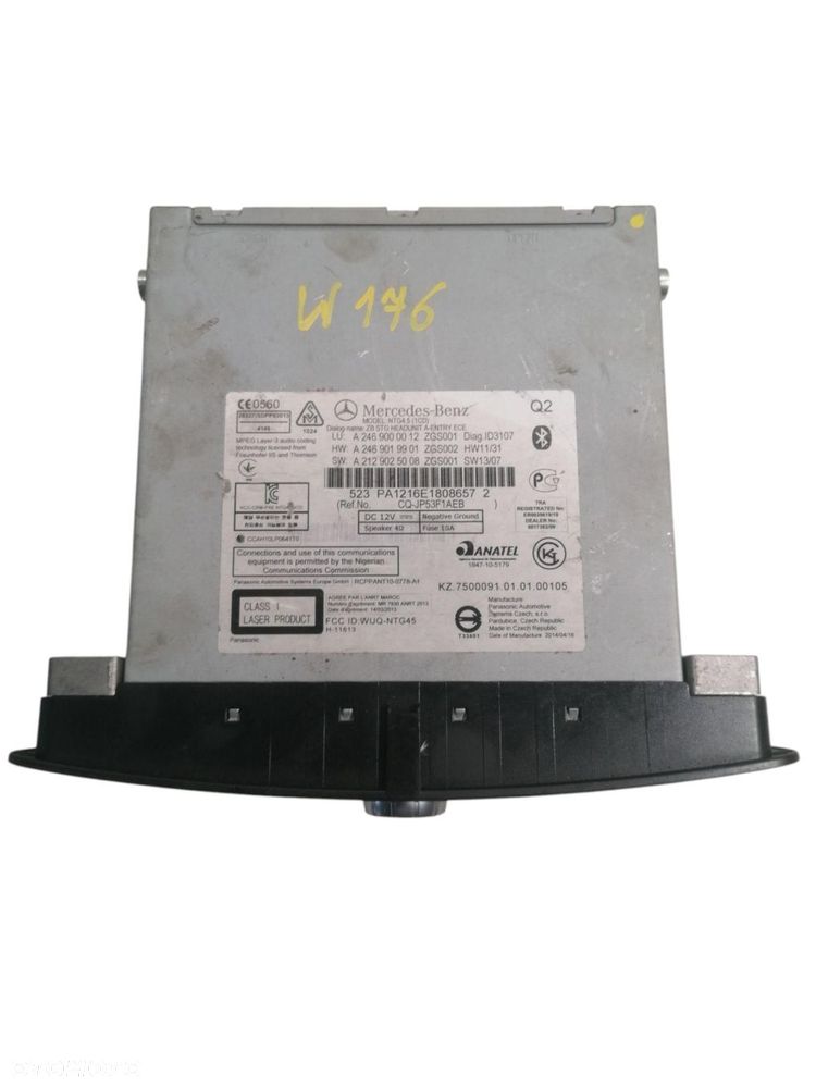 radio cd nawigacja mercedes w176 a2469000012 a2469019901 a2129025008 - 3