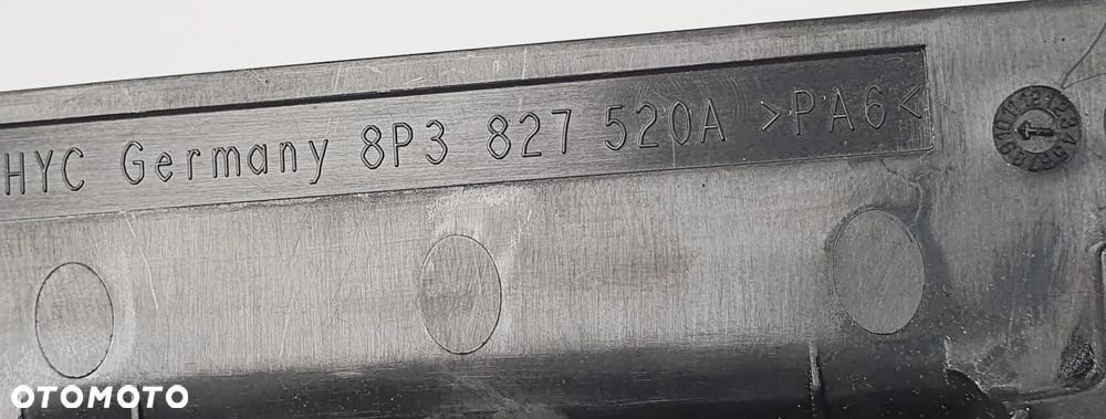 OSŁONA ZAMKA KLAPY TYŁ AUDI A3 8P A6 C5 8P3827520A - 4