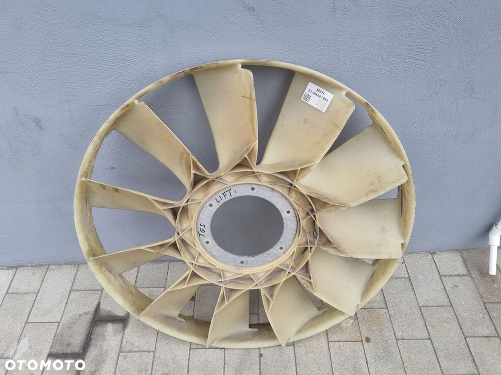 WENTYLATOR WIATRAK ŚMIGŁO CHŁODNICY VISCO MAN TGX TGS EURO 6 51066007059 - 2