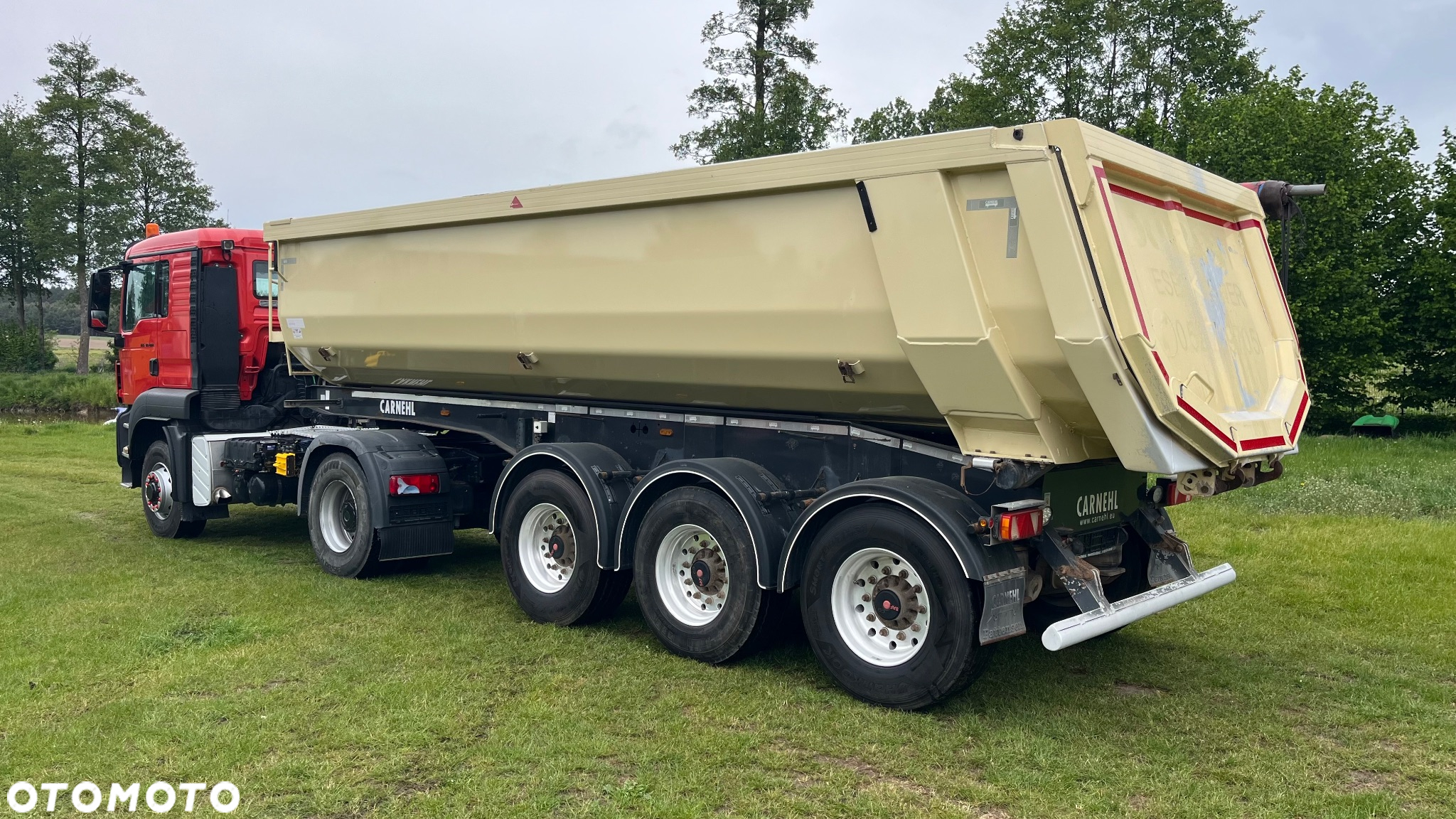 Carnehl Naczepa Wywrotka, 4750 kg!! 3 Osie , Aluminiowa , Oś SAF , Aluminiowe felgi - 5