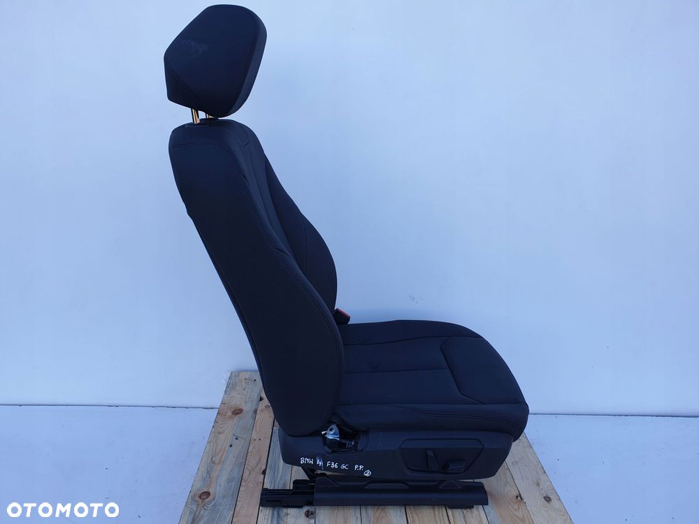 BMW F36 GC GRANCOUPE PRZEDNI FOTEL PRAWY PASAŻERA PRZÓD skóra skórzany EURO - 4