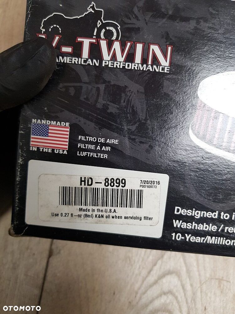 Filtr powietrza K&N HD-8899 Harley Davidson Touring 1450 / Heritage 1450 - 7