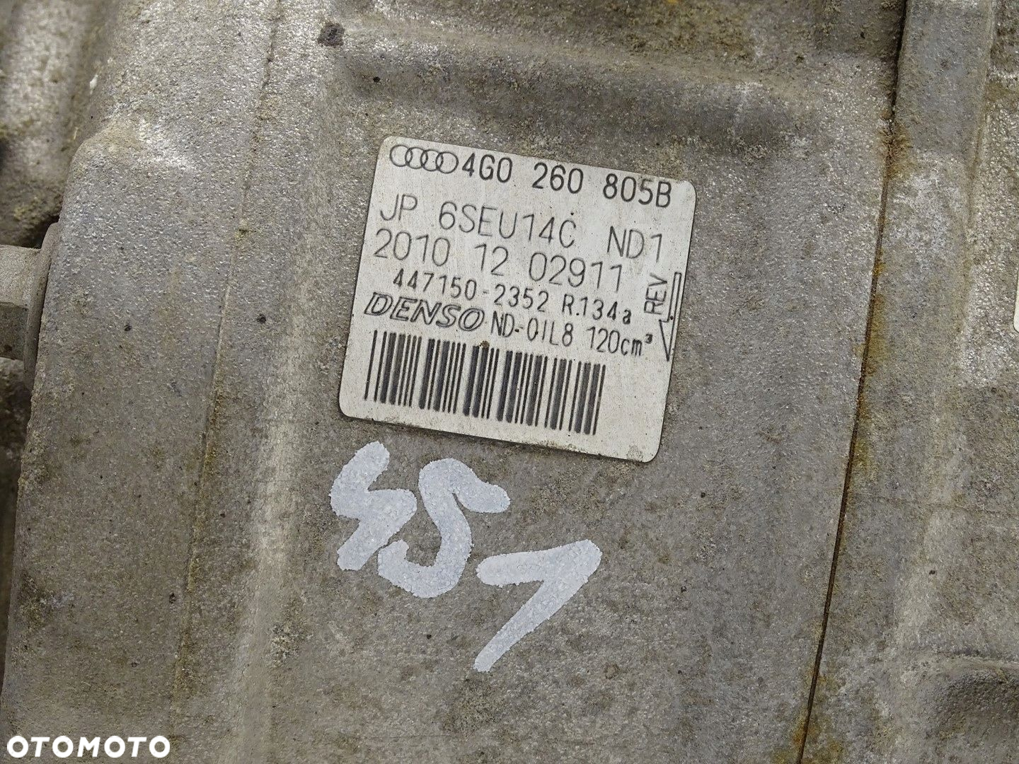 SPRĘŻARKA KOMPRESOR KLIMATYZACJI AUDI A6 C7 A7 4G 3.0 TDI CDU 4G0260805B - 5