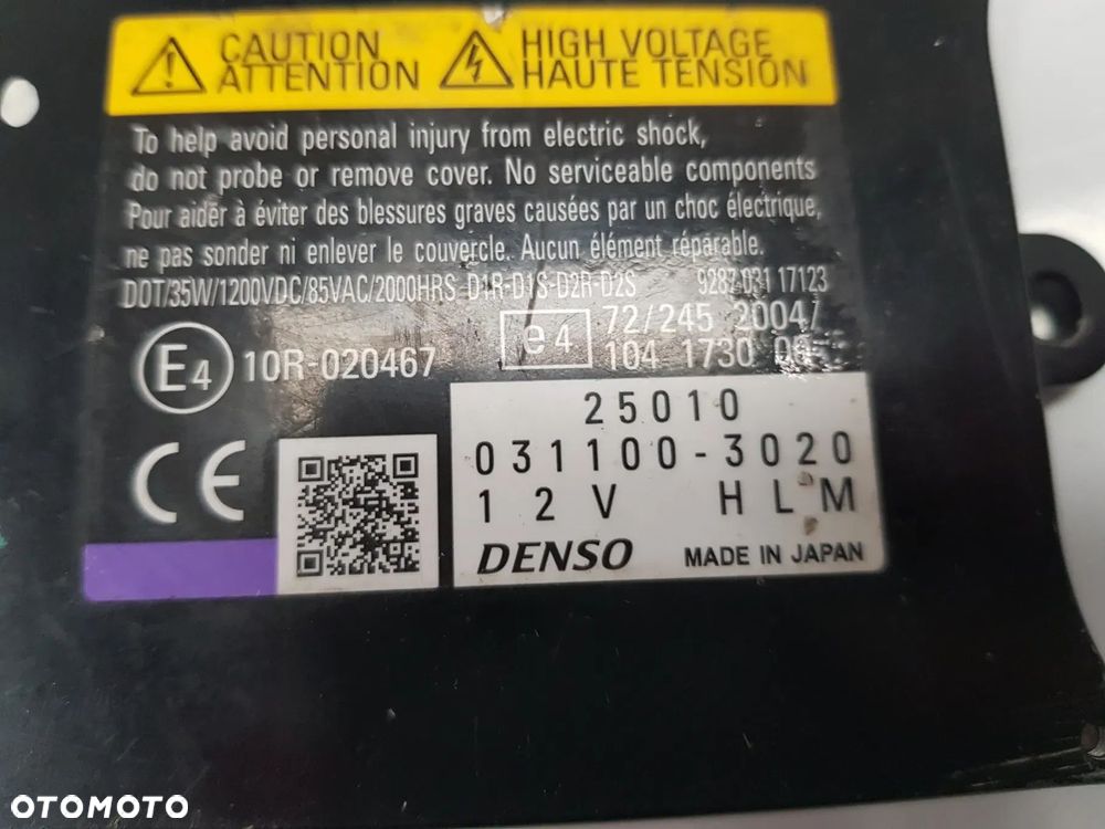 Przetwornica ASTON MARTIN DB9 V8 VANTAGE XENON 031100-3020 - 4