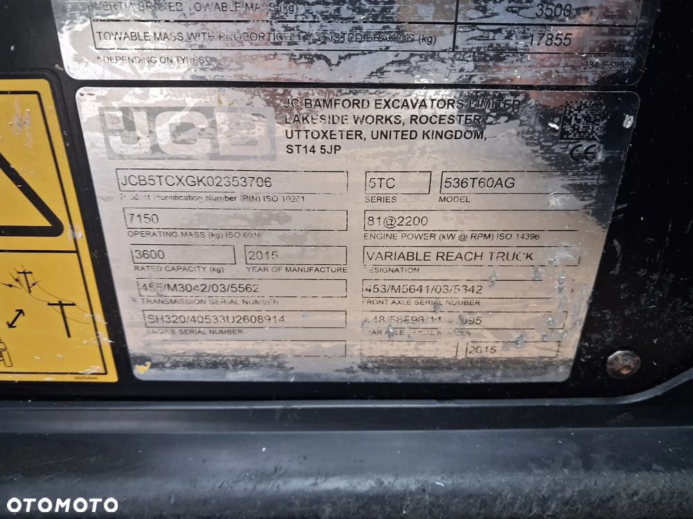 JCB 536 - 60 AGRI - 9