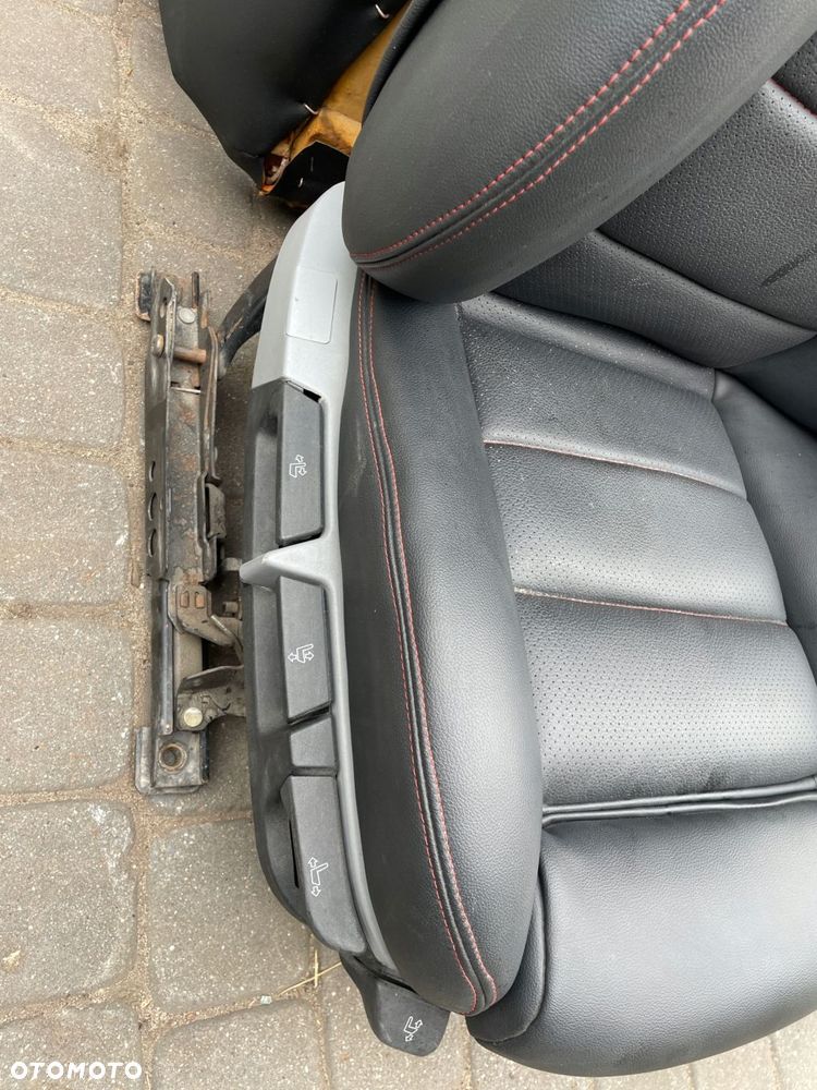 fotele fotel lewy prawy kanapa bmw e36 cabrio skóra czarny obszyte - 10