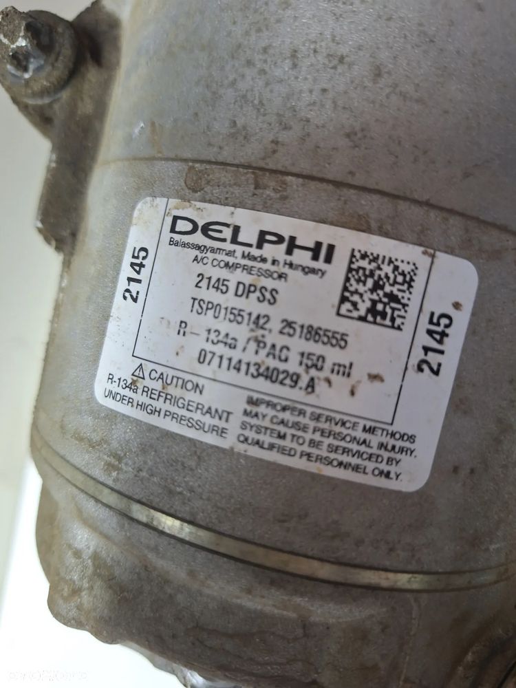 KOMPRESOR,SPRĘŻARKA KLIMATYZACJI DELPHI 25186555- OPEL MERIVA A -1,8/16V - 2