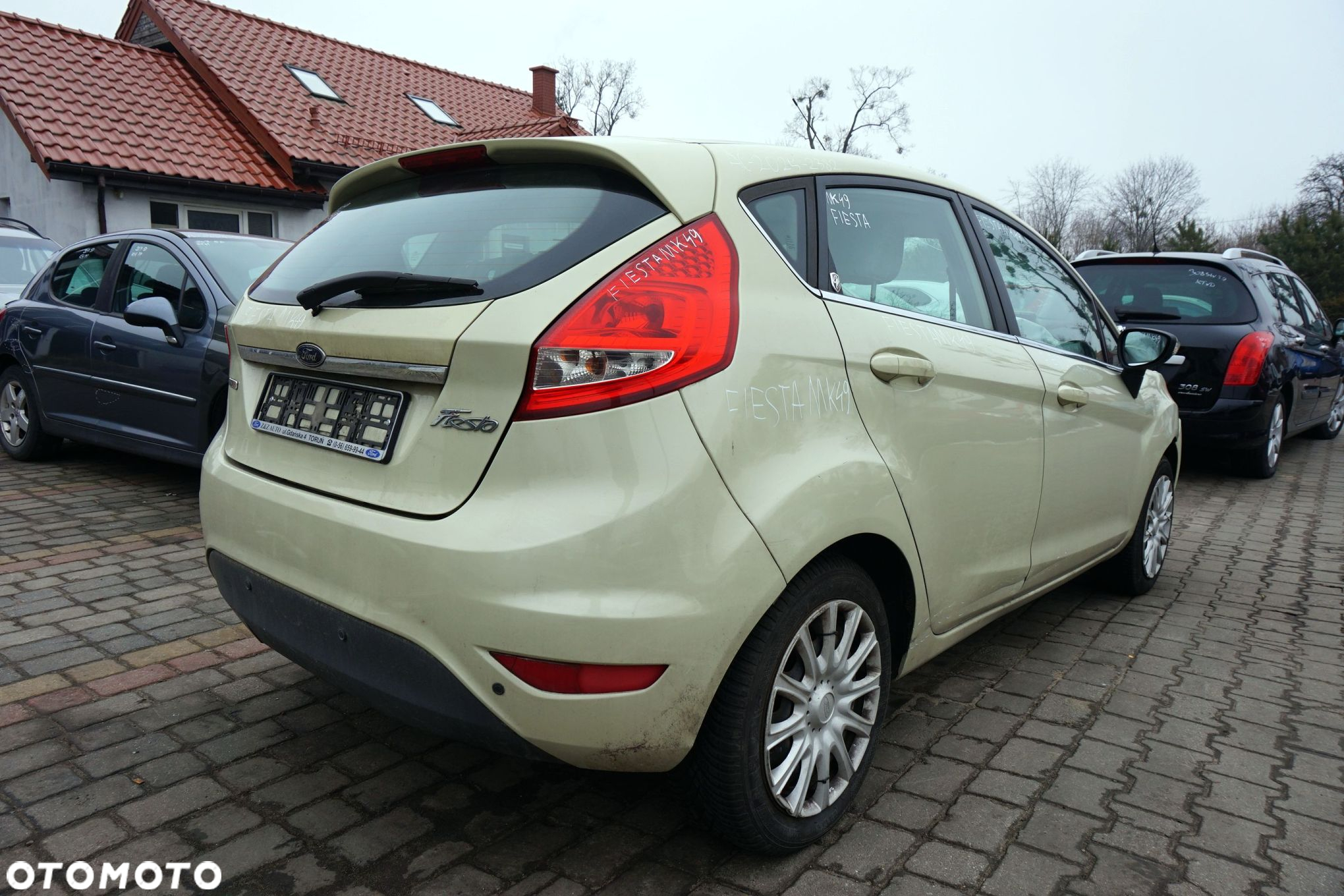 ZDERZAK TYLNY PDC FIESTA VI MK6 VII MK7 5D HB 49  SPA FORD 2008-2017 - 3