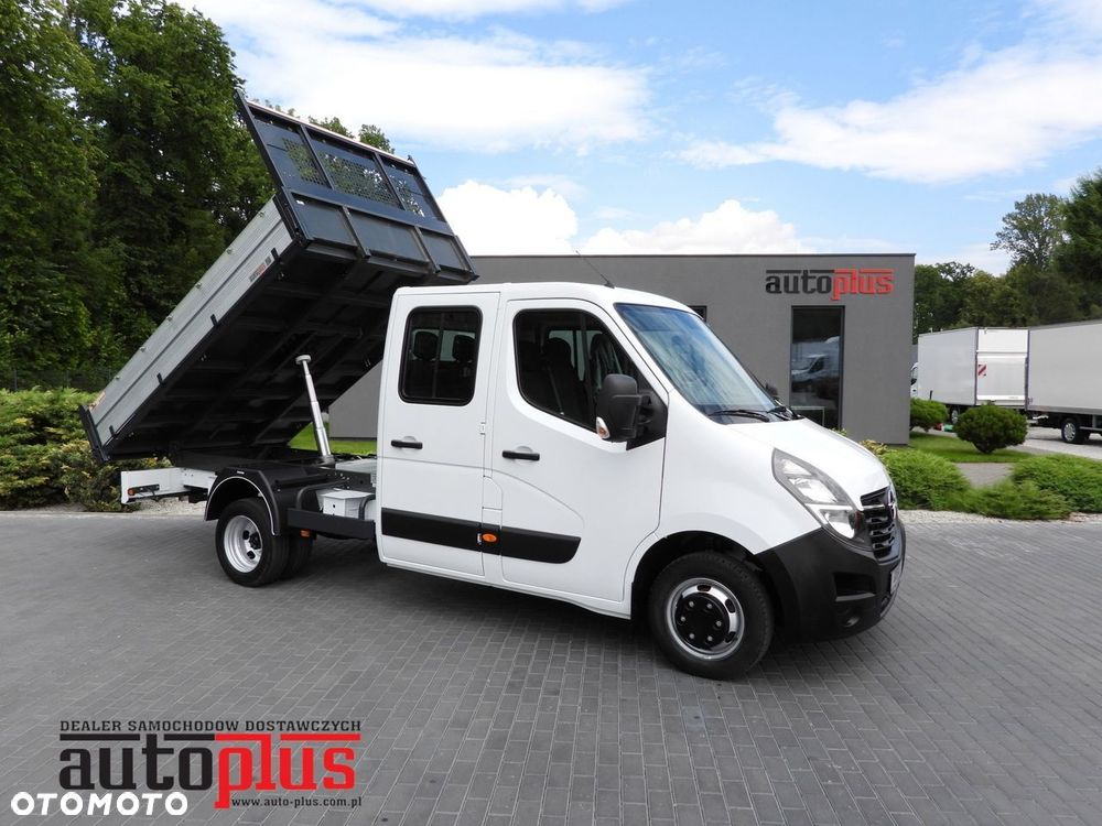Opel MOVANO WYWROTKA PODWÓJNA KABINA DOKA 7 MIEJSC LEDY BLIŹNIACZE KOŁA KLIMATYZACJA  145KM - 2