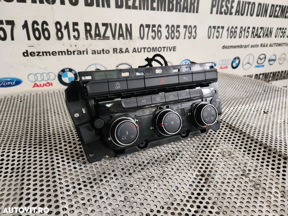Panou Modul Comenzi Clima Climatronic Vw T-Roc Golf 7 VII Cod 5GAQ Dezmembrez Vw T-Roc - Dezmembrar - 3