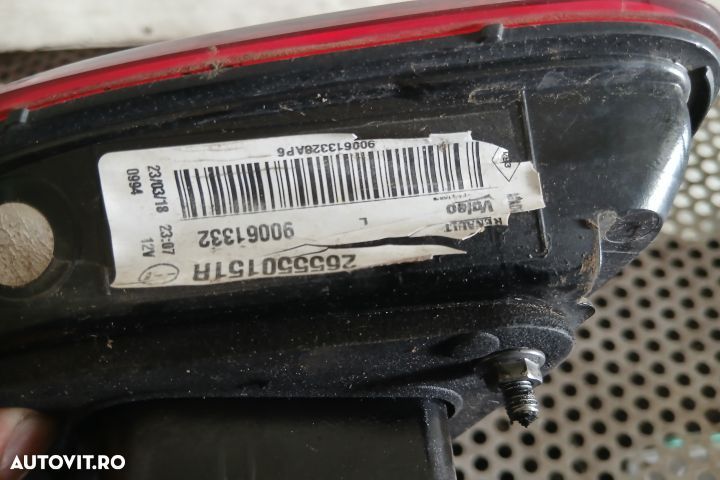 Lampa / Tripla stop stanga pe hayon 265550151R 90061332 265550151R 90 - 5