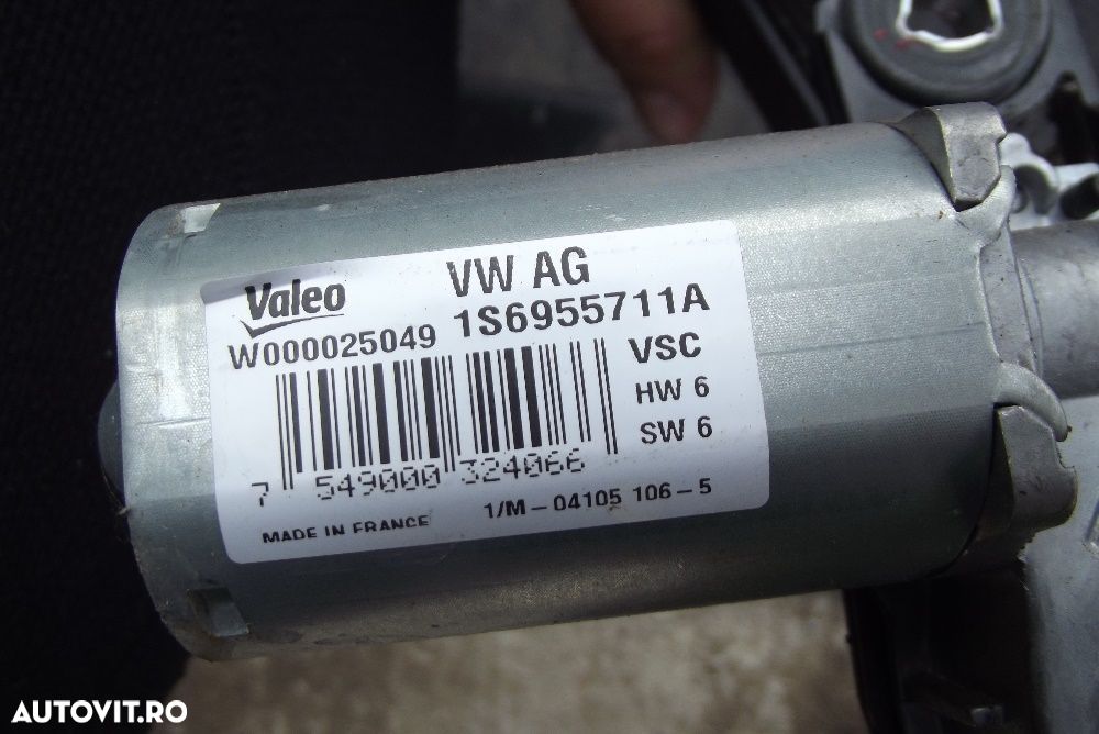Motoras stergator Haion VW Up 2011-2019 motoras haion dezmembrez VW Up - 2