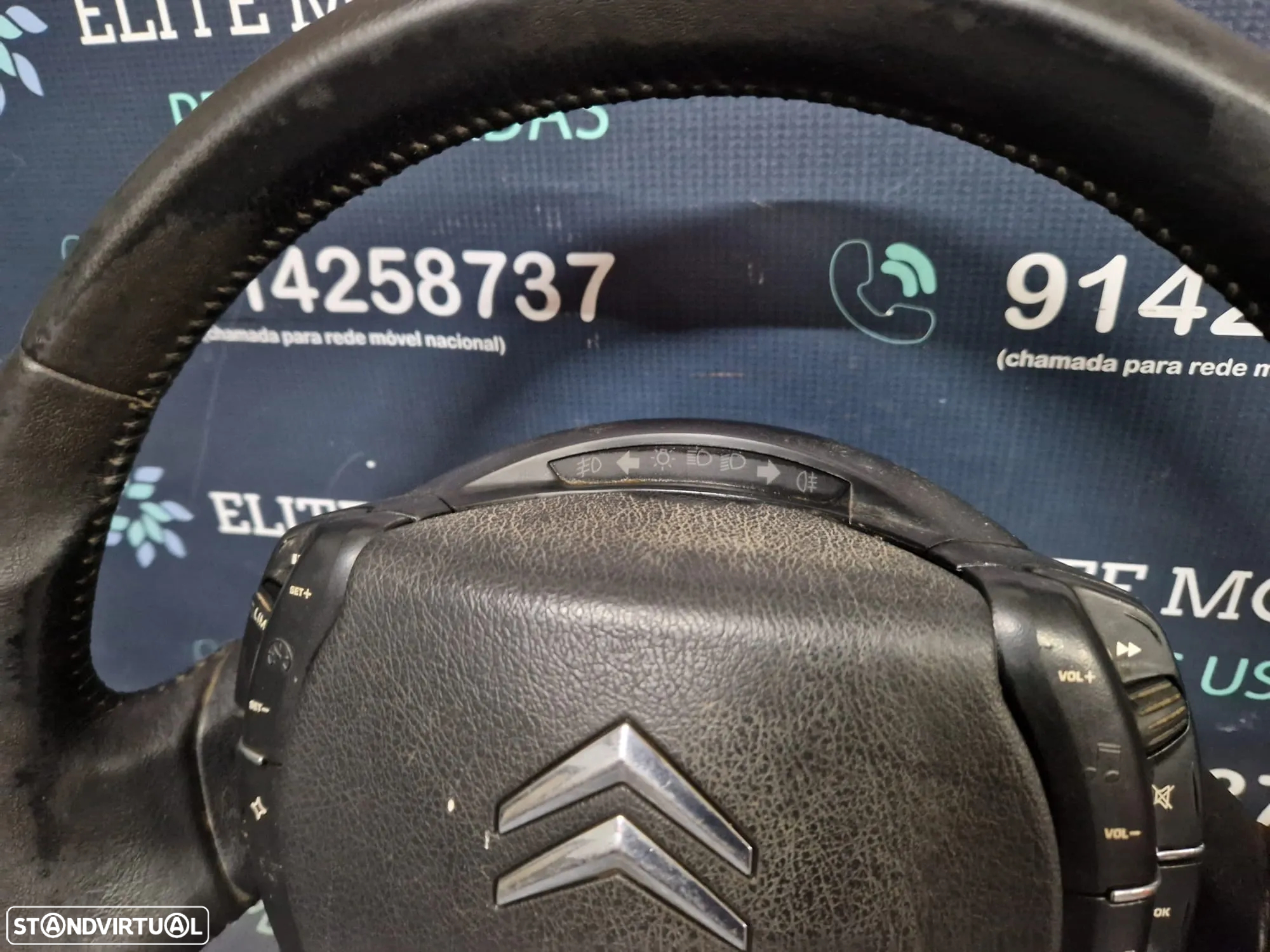 Volante pele usado CITROEN C4 MULTIFUNÇÕES AIRBAG - 5