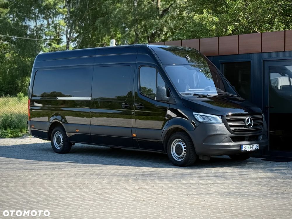Mercedes-Benz Sprinter 315 CDI / Maxi L3 H2 / 2021 ROK Automat 9G Tronic / Czarny / Reflektory LED / Zarejestrowany w PL - 4