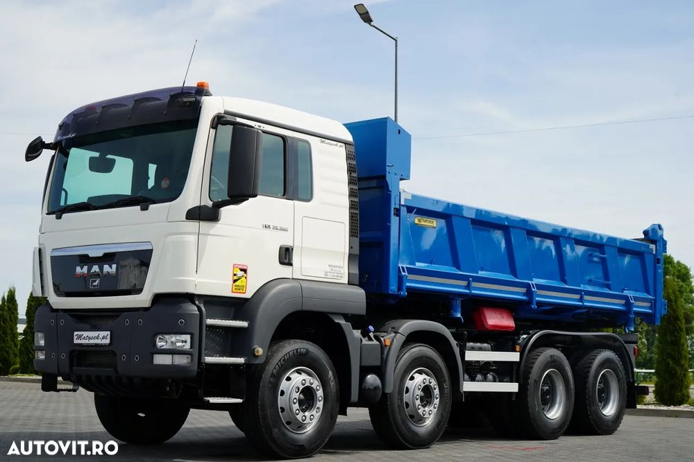 MAN TGS 35.360 / 8X4 / BASCULATOR 2 LATERAL / HIDROBRAT / GARNIER / AUTOMAT - 16