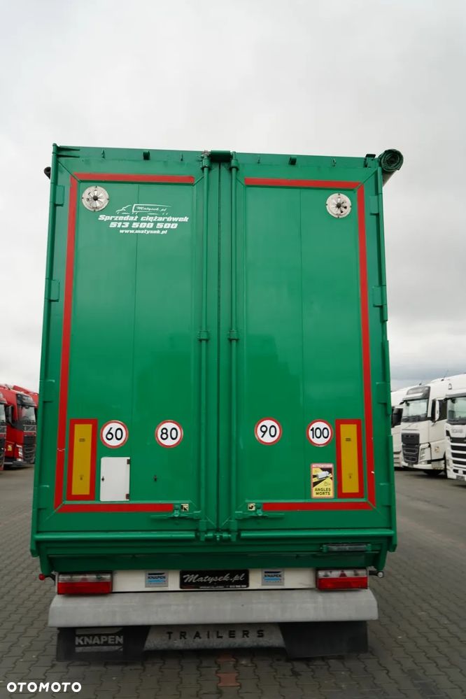 Knapen RUCHOMA PODŁOGA / WALKING FLOOR / 90 m3 / 2021 ROK / OŚ PODNOSZONA / OSIE SAF / ALUFELGI / - 12