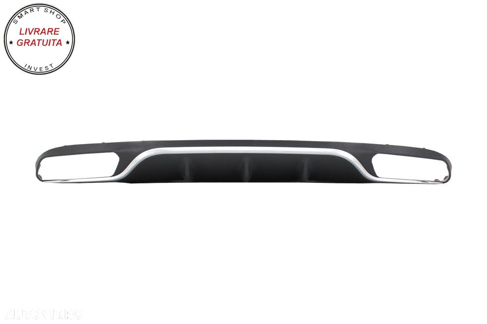 Difuzor Bara Spate cu Ornamente Tobe Mercedes E-Class W213 S213 Standard (2016-201- livrare gratuita - 3