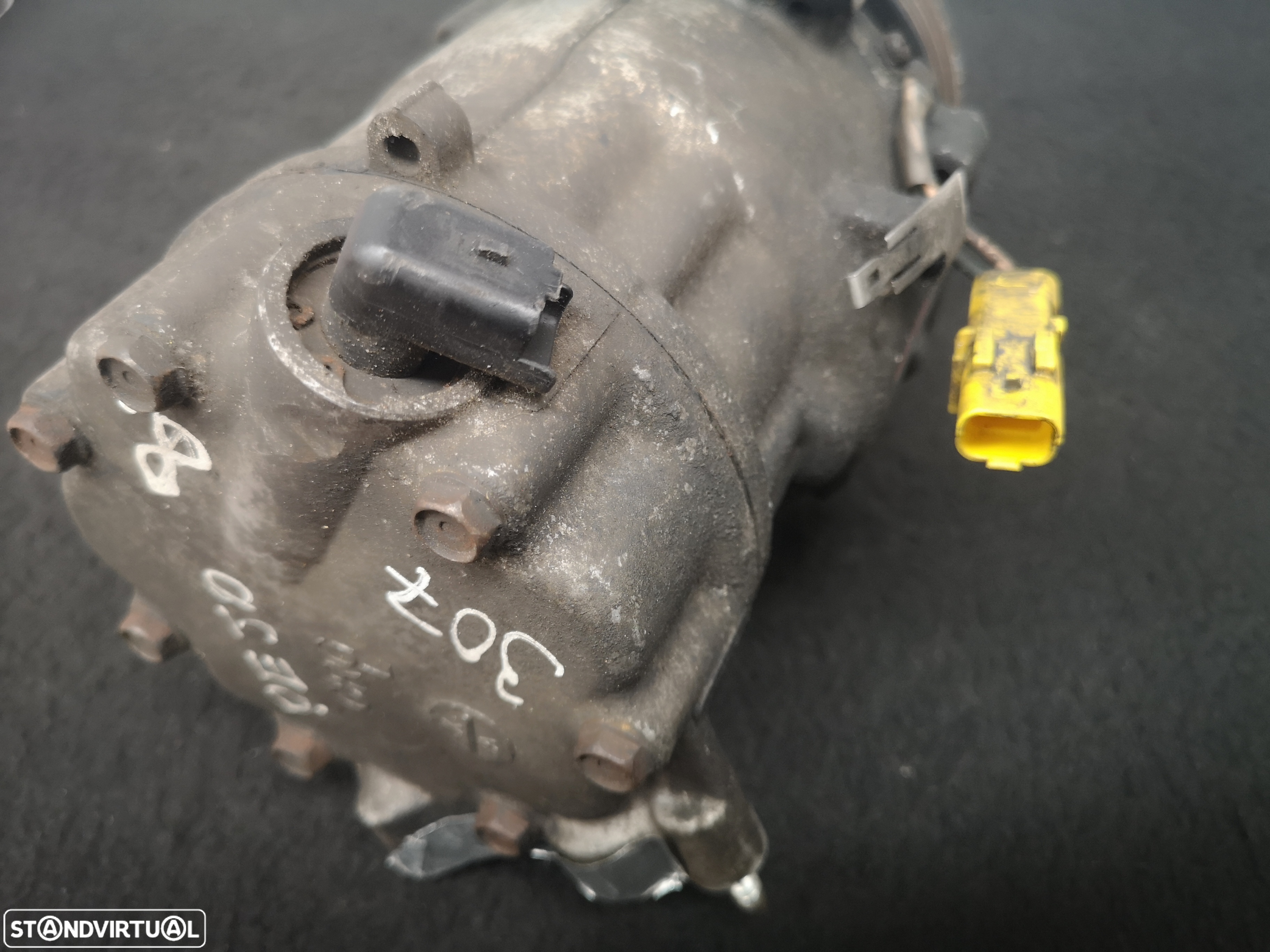 Bomba Compressor de Ar Condicionado Peugeot 307 1.6hdi 2006-2009 - 5