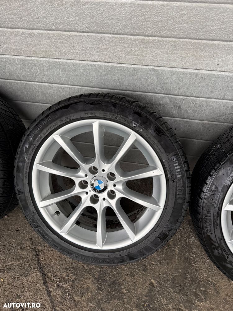 Set Jante Originale BMW pe 18" (Style 328) cu Senzori Presiune - F10, F11, F30, F31 -Rotile sunt in stare tehnica optima - 4
