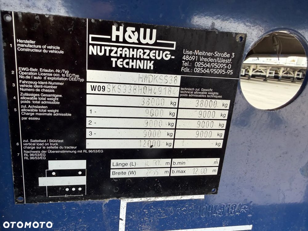 H&W Ruchoma podłoga OTWIERANY BOK 2017 rok - 7