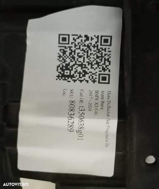 Hota Deflector Aer Originala In Stare Buna BMW  X3  G01 [2017 - 2020] - 7