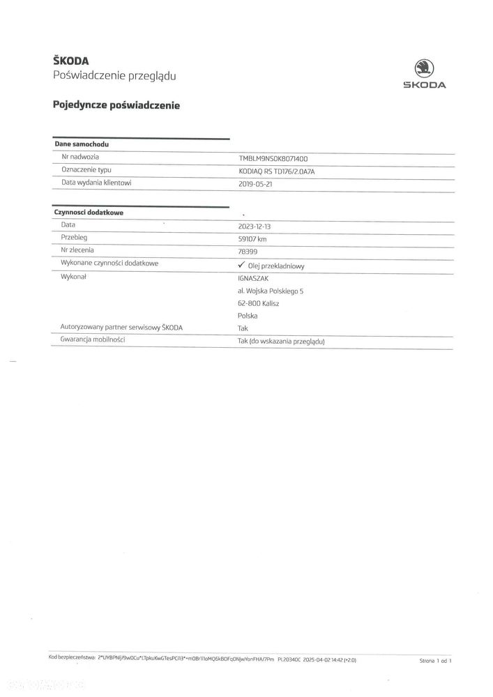 Skoda Kodiaq 2.0 Bi-TDI 4x4 DSG RS - 37